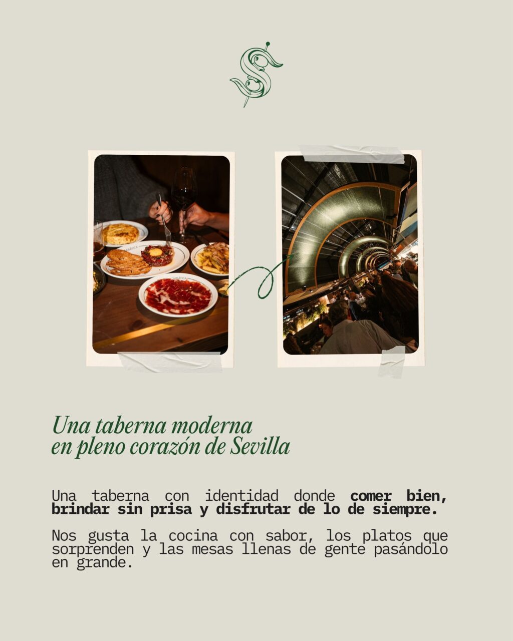 Instagram post from lasabatica_sevilla. This post is in position 1.