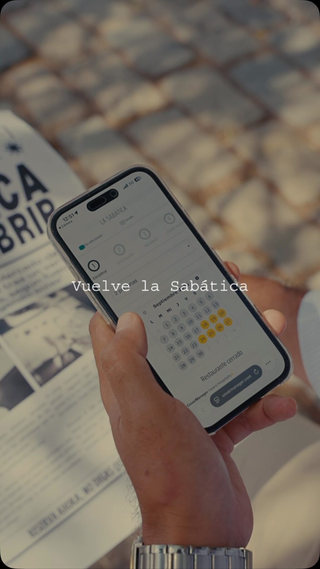 Instagram post from lasabatica_sevilla. This post is in position 0.