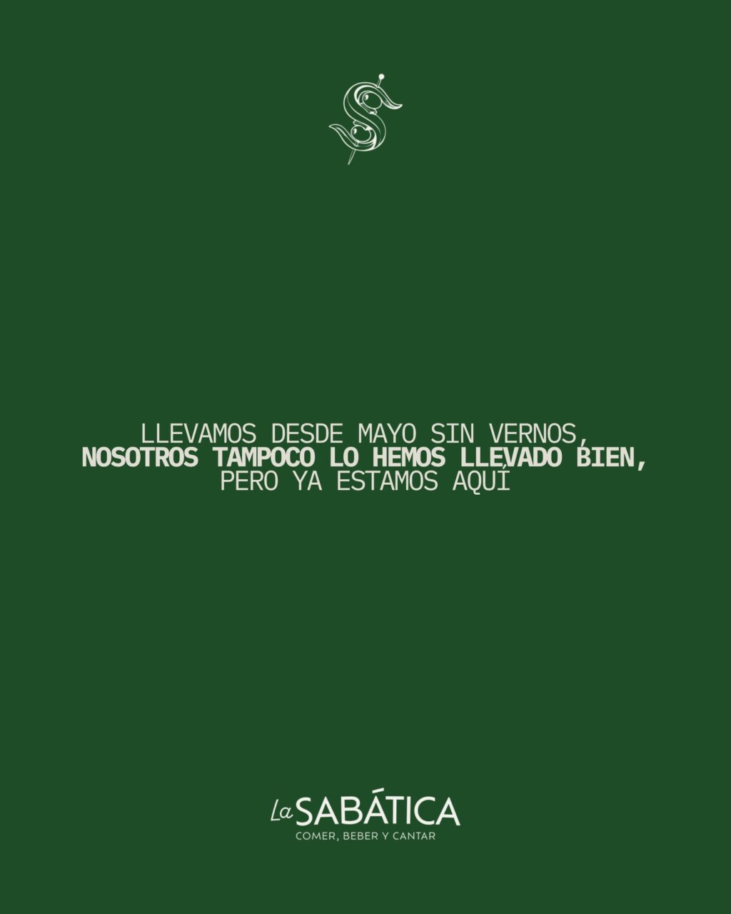 Instagram post from lasabatica_sevilla. This post is in position 0.
